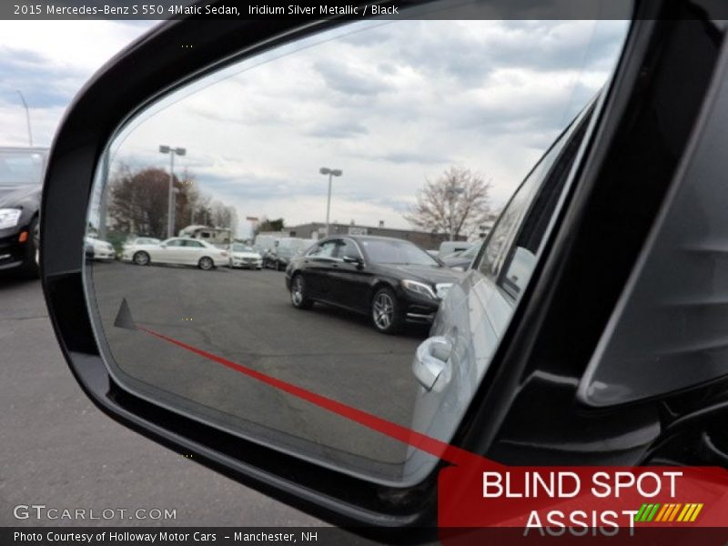 Iridium Silver Metallic / Black 2015 Mercedes-Benz S 550 4Matic Sedan