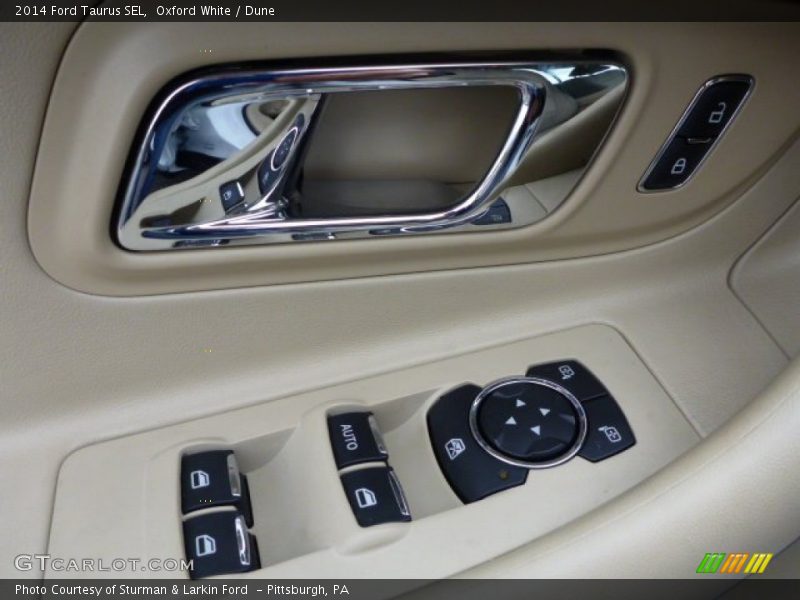 Oxford White / Dune 2014 Ford Taurus SEL