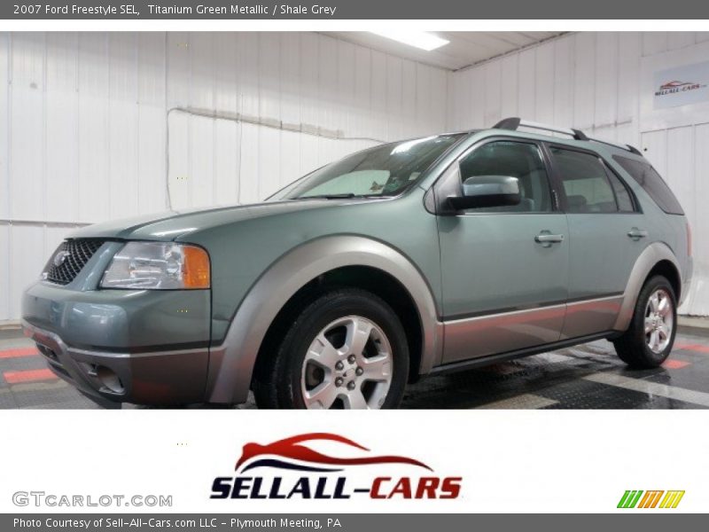 Titanium Green Metallic / Shale Grey 2007 Ford Freestyle SEL