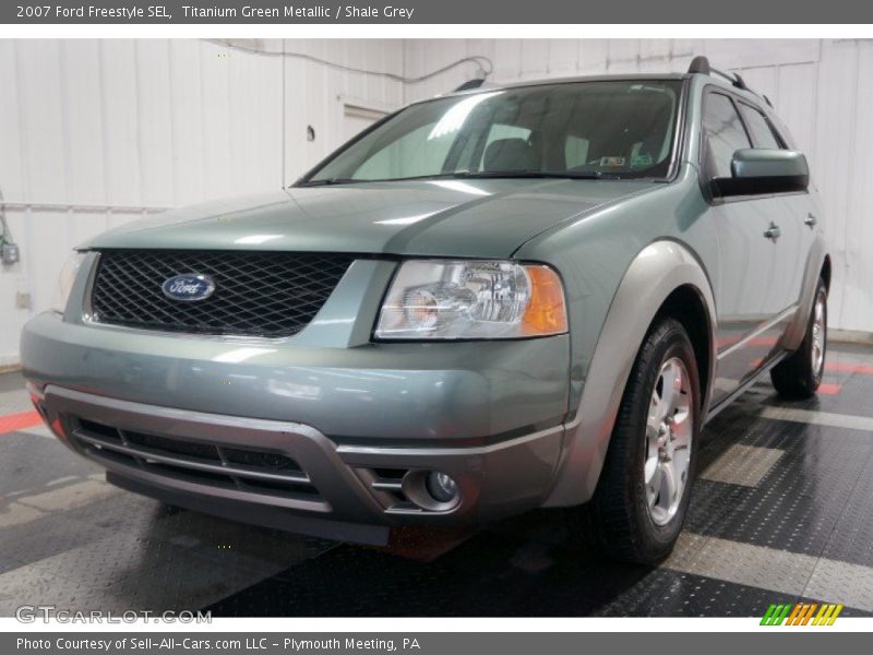Titanium Green Metallic / Shale Grey 2007 Ford Freestyle SEL