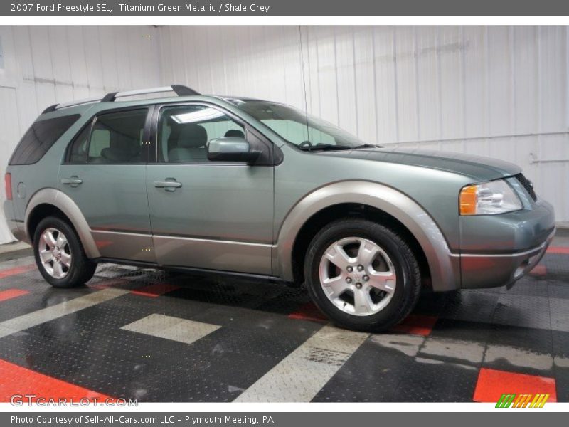 Titanium Green Metallic / Shale Grey 2007 Ford Freestyle SEL