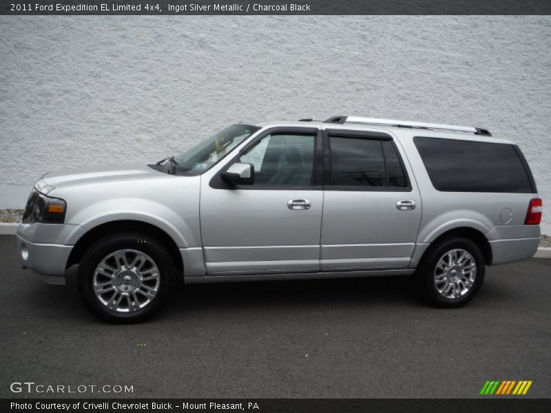 Ingot Silver Metallic / Charcoal Black 2011 Ford Expedition EL Limited 4x4