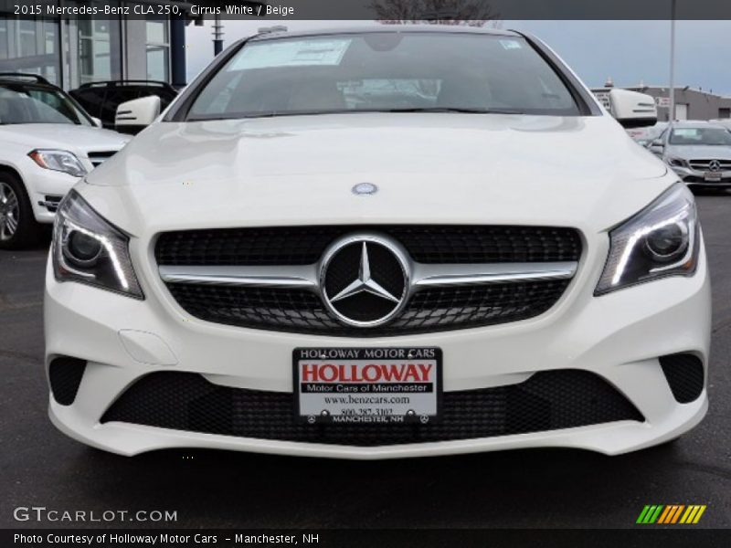 Cirrus White / Beige 2015 Mercedes-Benz CLA 250