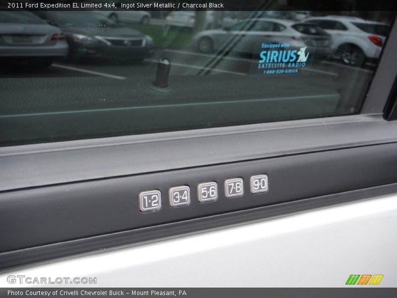 Ingot Silver Metallic / Charcoal Black 2011 Ford Expedition EL Limited 4x4
