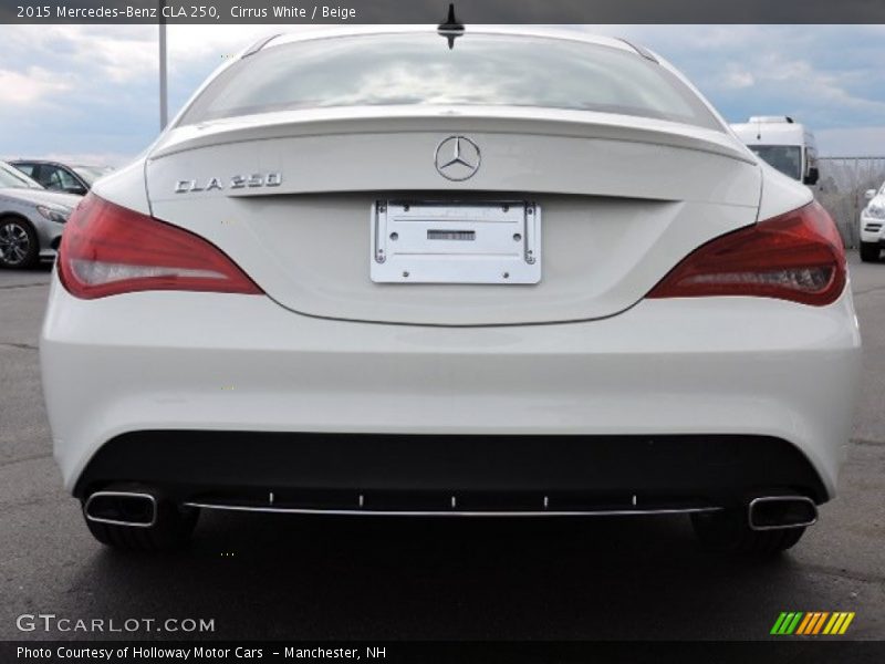 Cirrus White / Beige 2015 Mercedes-Benz CLA 250