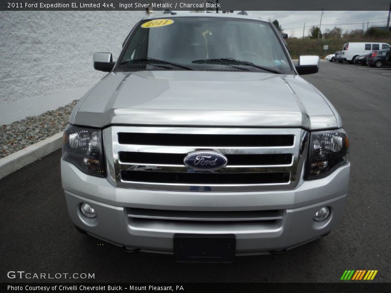 Ingot Silver Metallic / Charcoal Black 2011 Ford Expedition EL Limited 4x4