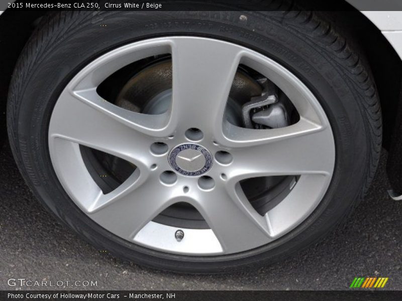 Cirrus White / Beige 2015 Mercedes-Benz CLA 250