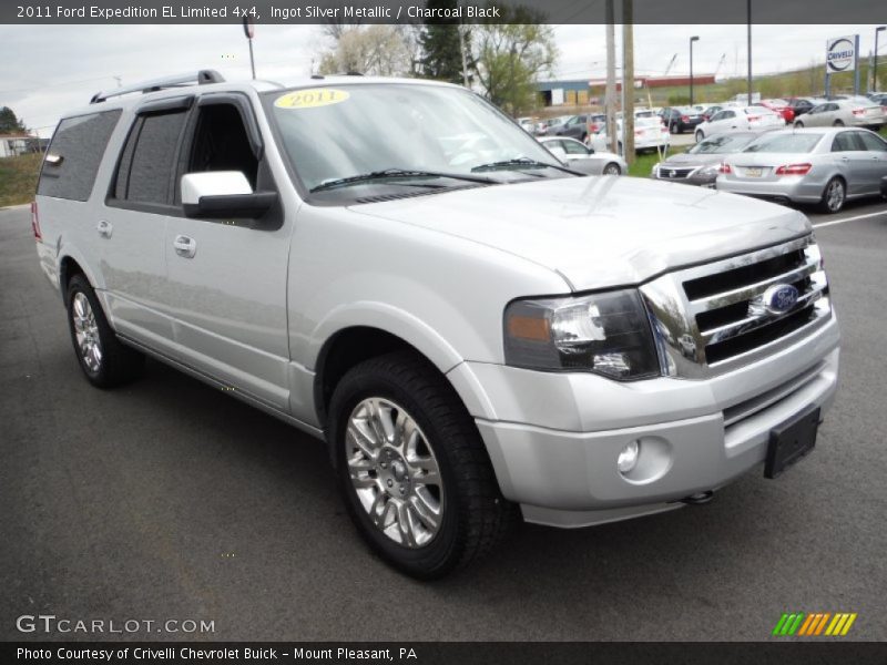 Ingot Silver Metallic / Charcoal Black 2011 Ford Expedition EL Limited 4x4