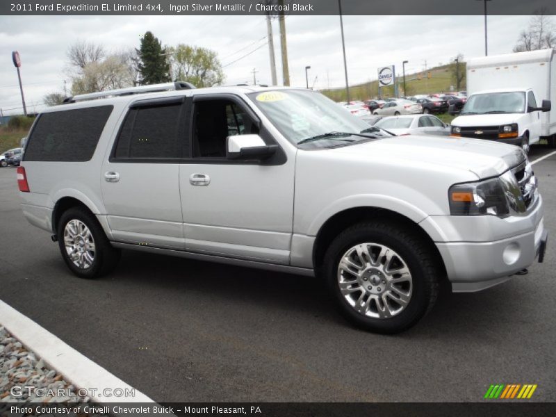 Ingot Silver Metallic / Charcoal Black 2011 Ford Expedition EL Limited 4x4
