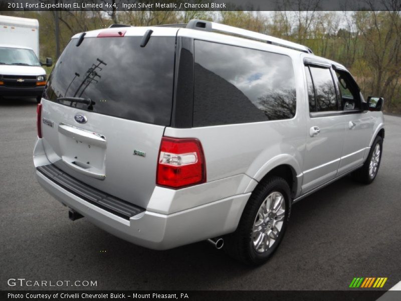 Ingot Silver Metallic / Charcoal Black 2011 Ford Expedition EL Limited 4x4