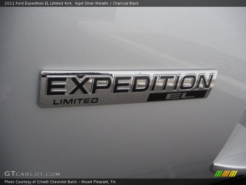 Ingot Silver Metallic / Charcoal Black 2011 Ford Expedition EL Limited 4x4