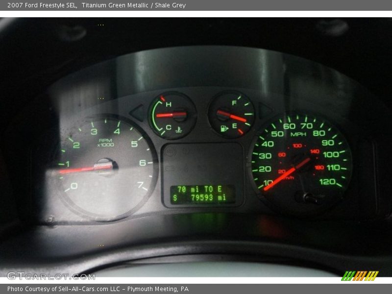 Titanium Green Metallic / Shale Grey 2007 Ford Freestyle SEL