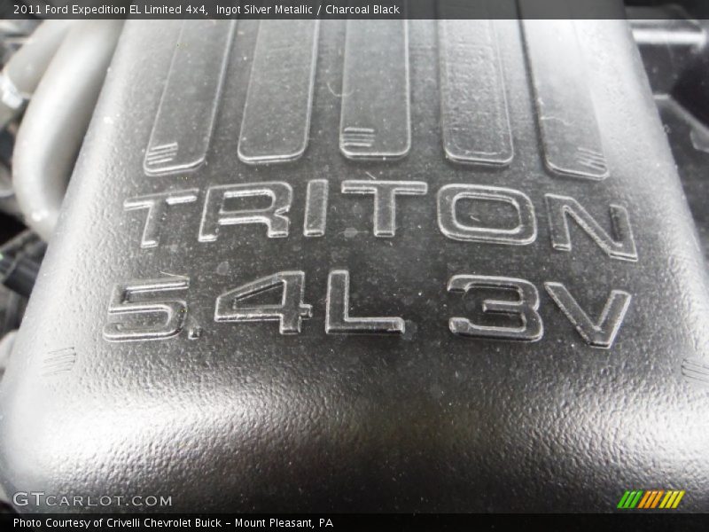 Ingot Silver Metallic / Charcoal Black 2011 Ford Expedition EL Limited 4x4