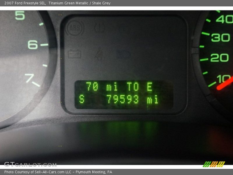 Titanium Green Metallic / Shale Grey 2007 Ford Freestyle SEL