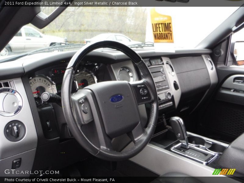 Ingot Silver Metallic / Charcoal Black 2011 Ford Expedition EL Limited 4x4