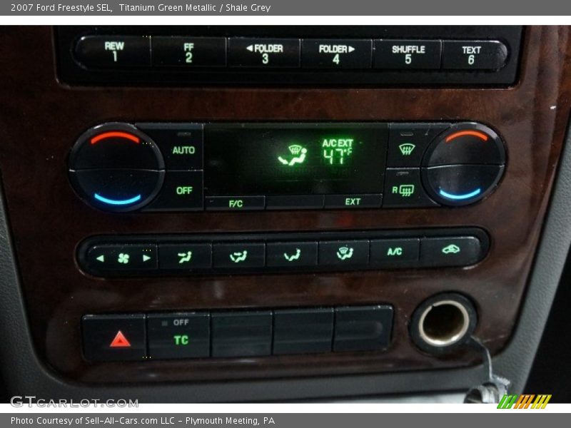 Titanium Green Metallic / Shale Grey 2007 Ford Freestyle SEL