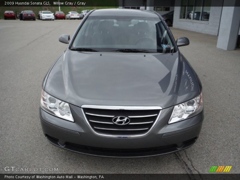 Willow Gray / Gray 2009 Hyundai Sonata GLS