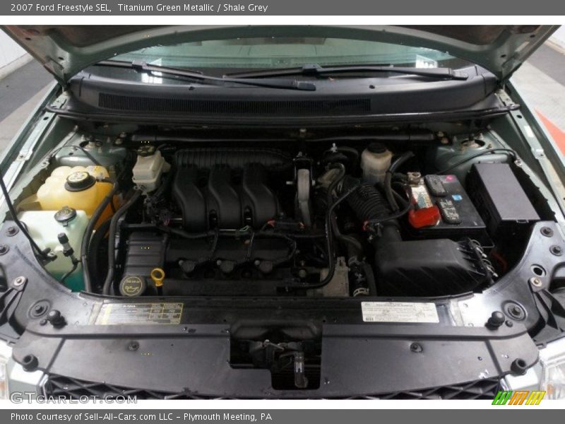 Titanium Green Metallic / Shale Grey 2007 Ford Freestyle SEL