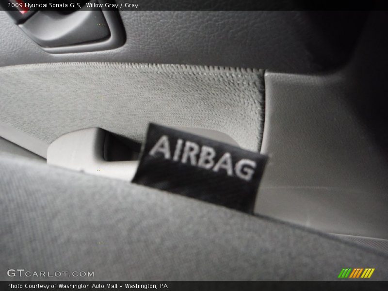 Willow Gray / Gray 2009 Hyundai Sonata GLS