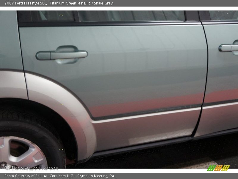 Titanium Green Metallic / Shale Grey 2007 Ford Freestyle SEL