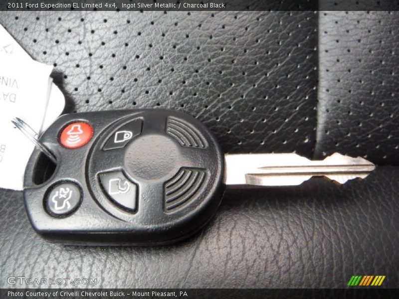 Ingot Silver Metallic / Charcoal Black 2011 Ford Expedition EL Limited 4x4