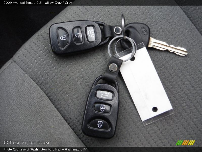 Willow Gray / Gray 2009 Hyundai Sonata GLS