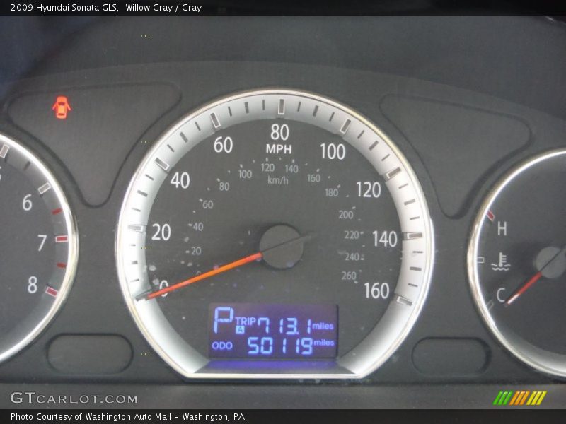 Willow Gray / Gray 2009 Hyundai Sonata GLS