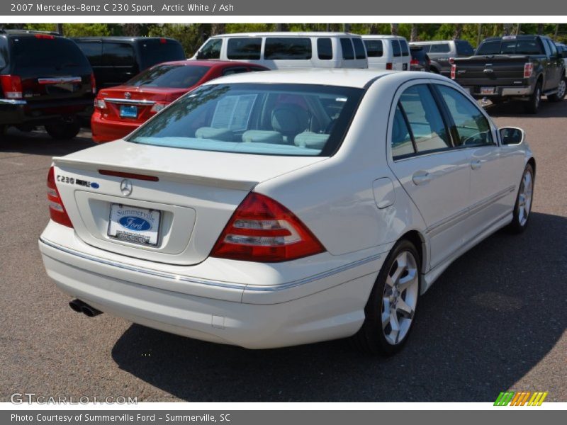Arctic White / Ash 2007 Mercedes-Benz C 230 Sport