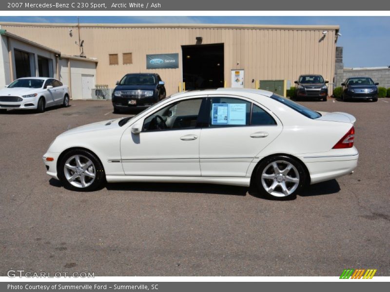 Arctic White / Ash 2007 Mercedes-Benz C 230 Sport