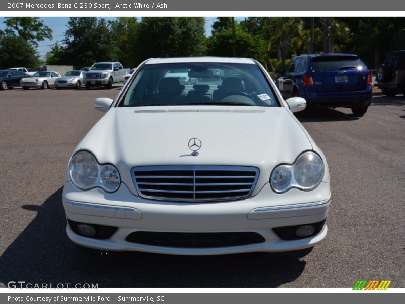 Arctic White / Ash 2007 Mercedes-Benz C 230 Sport