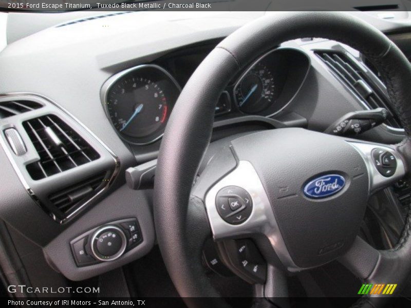 Tuxedo Black Metallic / Charcoal Black 2015 Ford Escape Titanium
