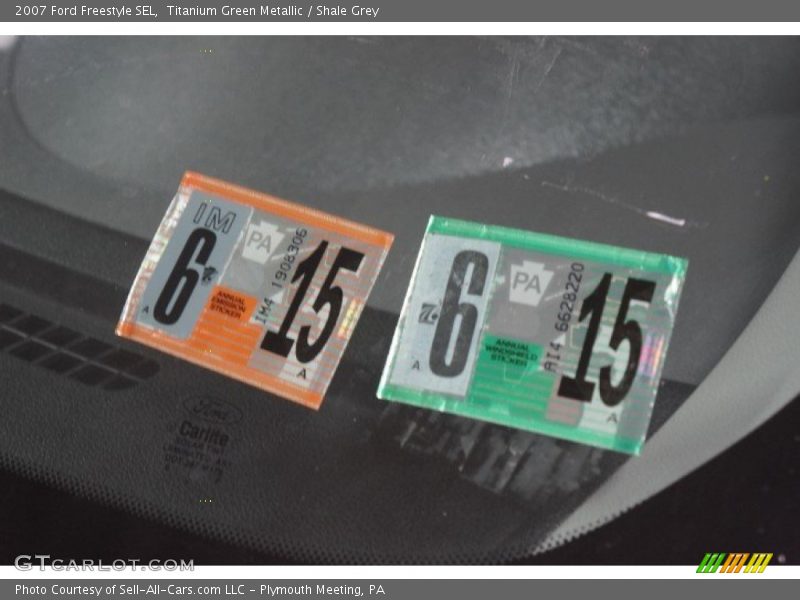 Titanium Green Metallic / Shale Grey 2007 Ford Freestyle SEL