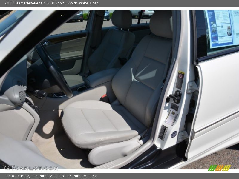 Arctic White / Ash 2007 Mercedes-Benz C 230 Sport