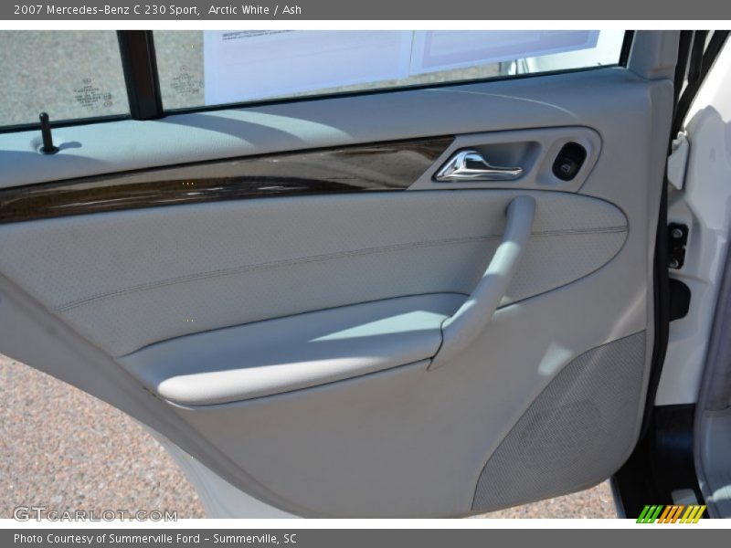 Arctic White / Ash 2007 Mercedes-Benz C 230 Sport