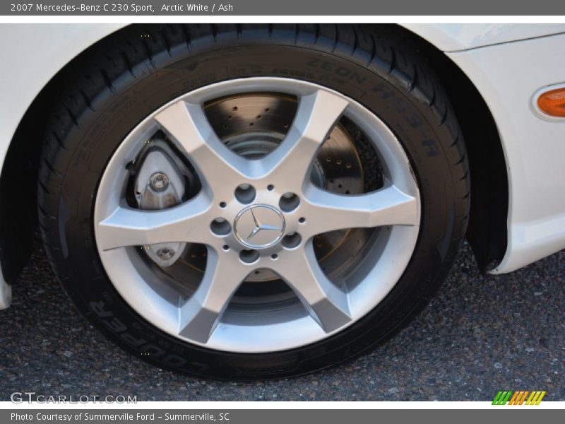 Arctic White / Ash 2007 Mercedes-Benz C 230 Sport