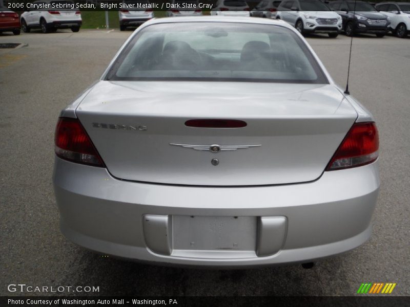 Bright Silver Metallic / Dark Slate Gray 2006 Chrysler Sebring Sedan