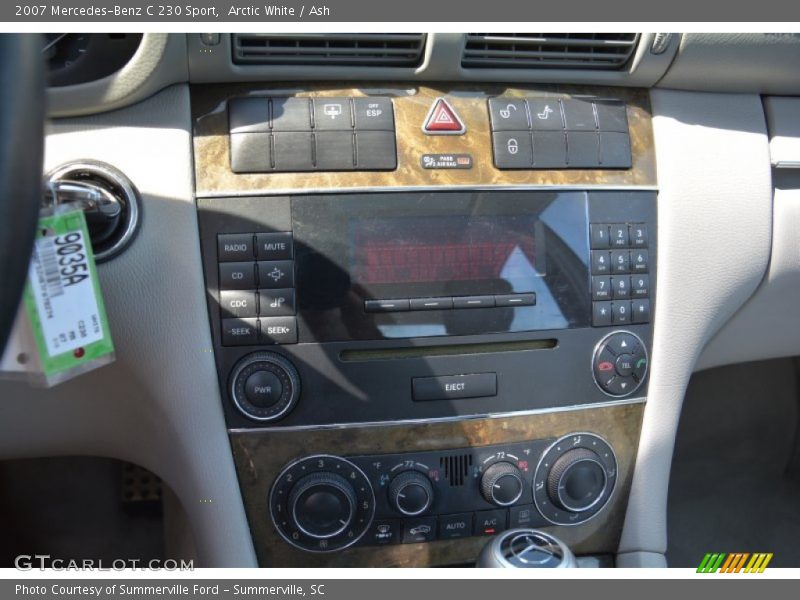 Arctic White / Ash 2007 Mercedes-Benz C 230 Sport