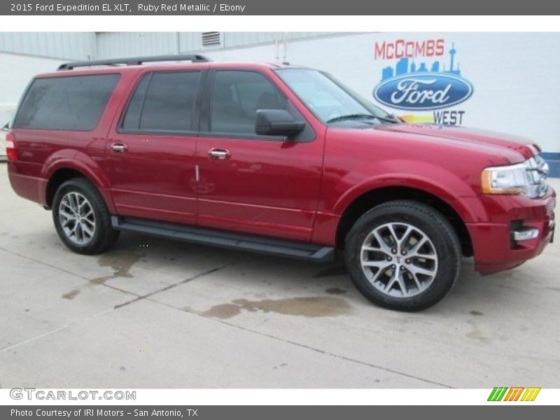 Ruby Red Metallic / Ebony 2015 Ford Expedition EL XLT