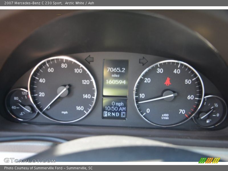 Arctic White / Ash 2007 Mercedes-Benz C 230 Sport