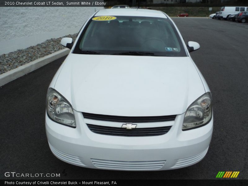 Summit White / Ebony 2010 Chevrolet Cobalt LT Sedan