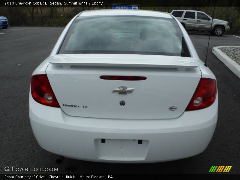 Summit White / Ebony 2010 Chevrolet Cobalt LT Sedan