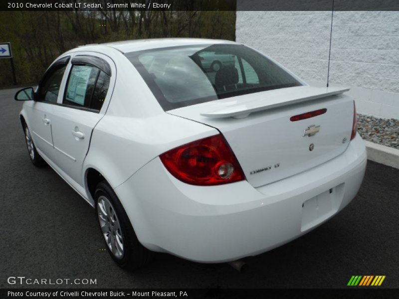 Summit White / Ebony 2010 Chevrolet Cobalt LT Sedan