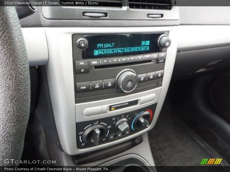 Summit White / Ebony 2010 Chevrolet Cobalt LT Sedan