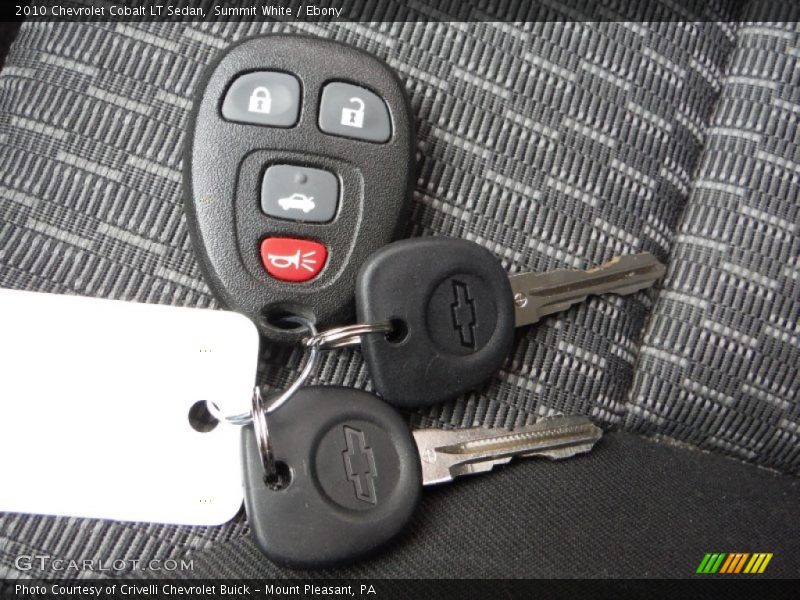 Summit White / Ebony 2010 Chevrolet Cobalt LT Sedan
