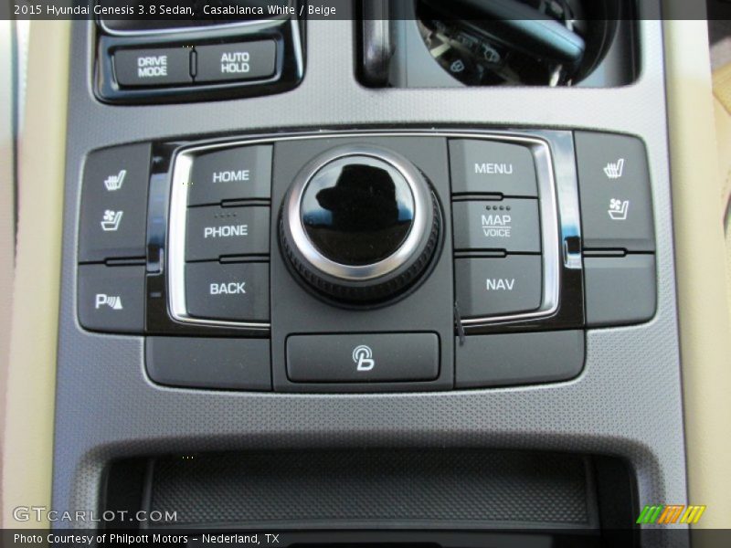 Casablanca White / Beige 2015 Hyundai Genesis 3.8 Sedan