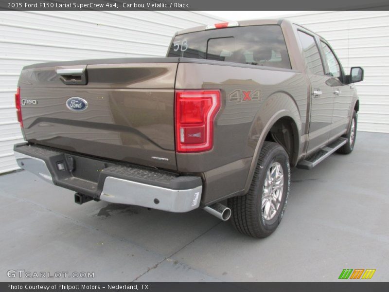 Caribou Metallic / Black 2015 Ford F150 Lariat SuperCrew 4x4