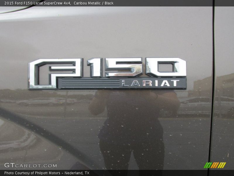Caribou Metallic / Black 2015 Ford F150 Lariat SuperCrew 4x4