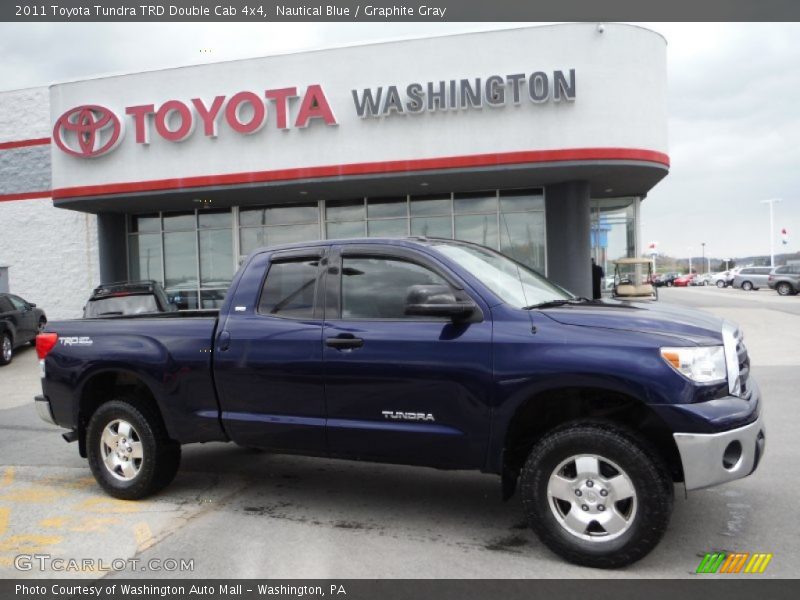 Nautical Blue / Graphite Gray 2011 Toyota Tundra TRD Double Cab 4x4