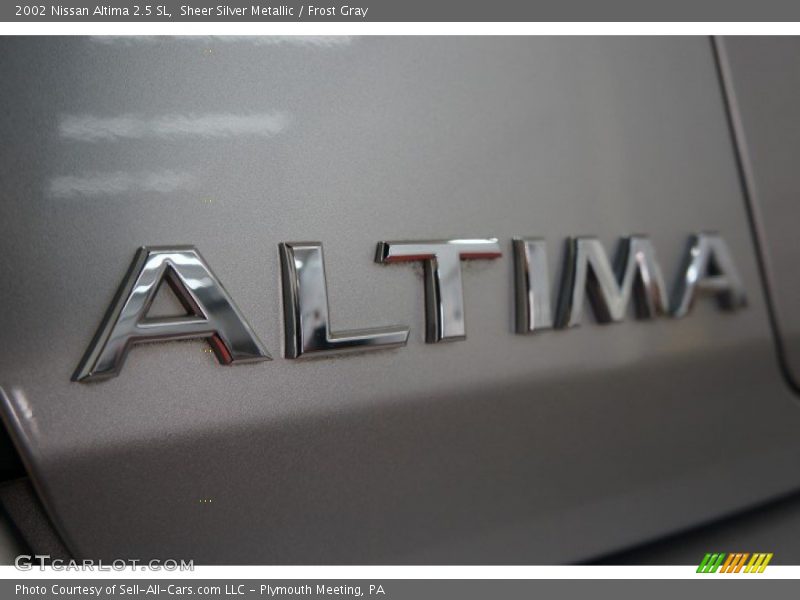 Sheer Silver Metallic / Frost Gray 2002 Nissan Altima 2.5 SL