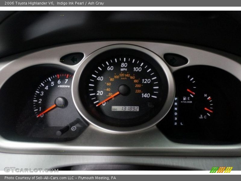 Indigo Ink Pearl / Ash Gray 2006 Toyota Highlander V6
